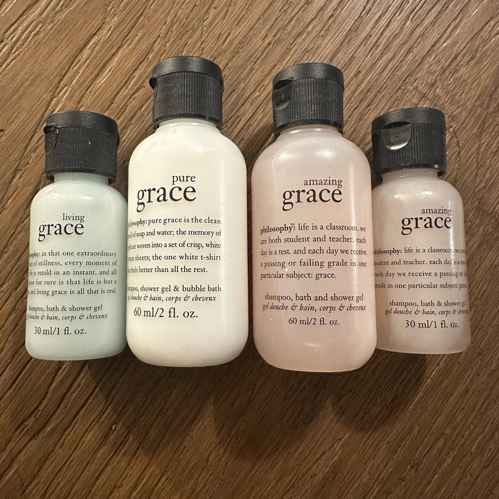 Mini size Philosophy Grace Collection Body Wash Set